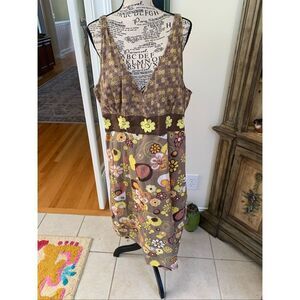 Vintage Cotton Retro Pattern Sundress